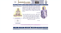 Desktop Screenshot of jaininfo.com