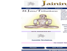 Tablet Screenshot of jaininfo.com